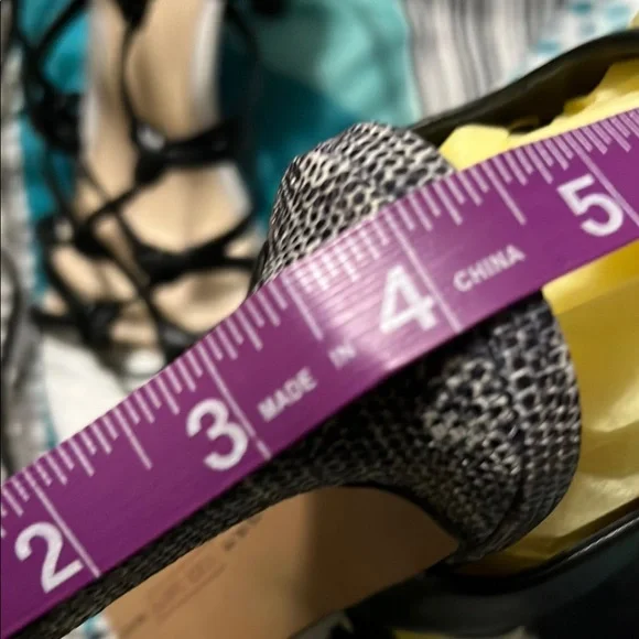 Vince Camuto Black Lace-Up Sandals - Picture 6 of 7